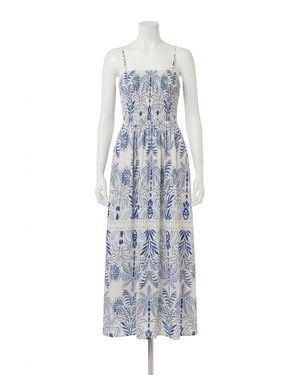Z Supply Nadine Palm Maxi Dress - White