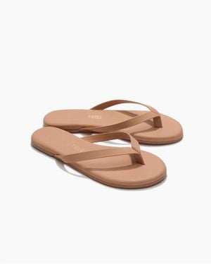 TKEES Boyfriend Thick Strap Sandal - White
