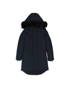 Moose Knuckles W Cloud Parka Sh W/Blk Sh Parka - Blue