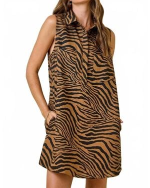 Day + Moon Petrie Dress - Brown