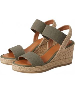 MIA Brittni Wedge Sandal - Brown