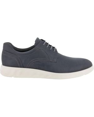 Ecco S Lite Hybrid Derby Magnet Nubuck Shoes - Blue