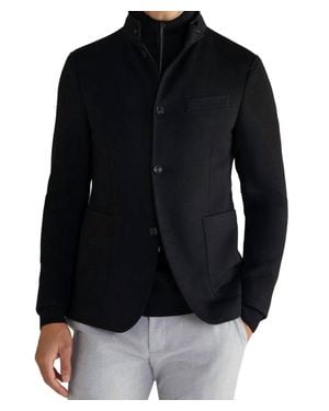 Joop! Hectar-J Knit Field Coat - Black