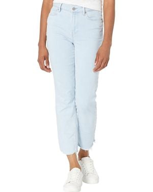 PAIGE Cindy High Rise Straight Crop Jeans - Black