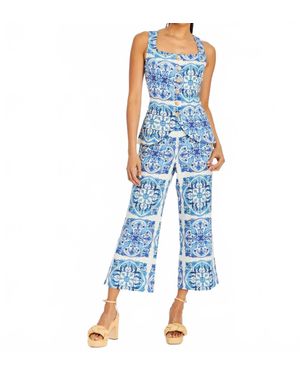 mestiza Taylor Cropped Pant - Blue