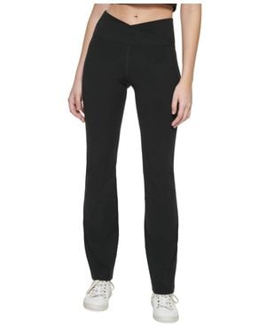 Calvin Klein Performance Crossover Waist Flare leggings - Black