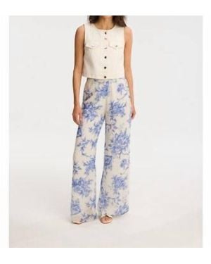Allison Meli Wide Leg Pants - Blue