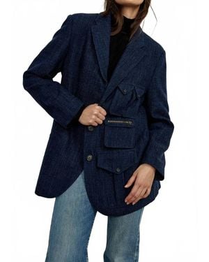 Smythe Surplus Oversized Blazer - Blue