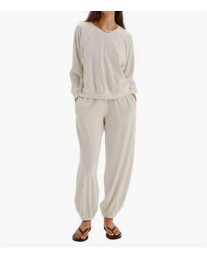Suzie Kondi Paxos Mid-Rise Pants - Natural