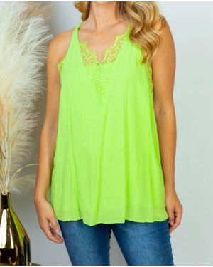 White Birch See Me Tank - Green