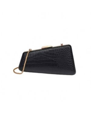 Urban Expressions Irene Croco Asymmetrical Evening Bag - Black