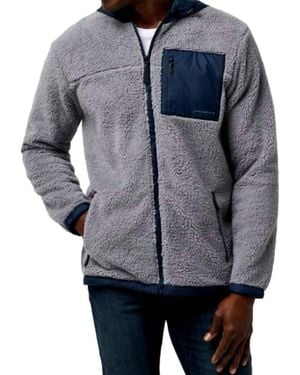 Travis Mathew Venture Sherpa Jacket - Gray