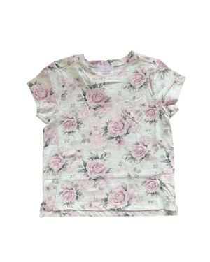 Summer Loving Girl's Feelin Rosey T-Shirt - Gray