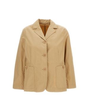 Casey Casey Single-Breasted Cotton Jacket - Natural