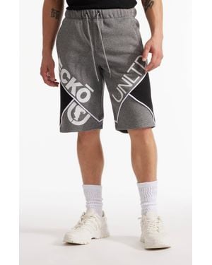 Ecko' Unltd Indented Fleece Short - Red