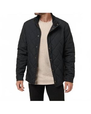 Travis Mathew Highlander Diamond-Quilted Jacket - Black