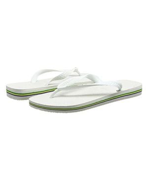 Havaianas Brazil 4000032 Flip Flops Thong Sandals Jzz1333 - White