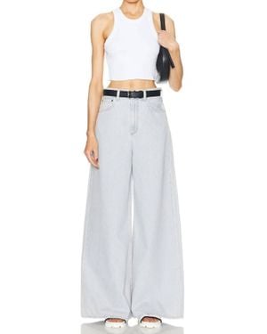 Agolde Cropped Bailey Tank Top - White