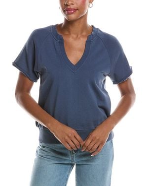Chaser Brand Lightweight French Terry Cheyennee Pullover - Blue