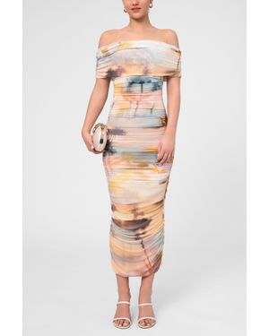 Rachel Roy Aubree Off-The-Shoulder Maxi Dress - White