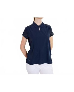 Abacus Sportswear Manga Cupsleeve Polo - Blue