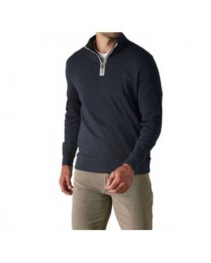 The Normal Brand Puremeso Weekend Quarterzip Top - Blue