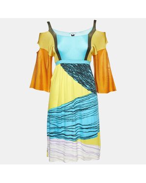Missoni Printed Jersey Short Dress - Blue