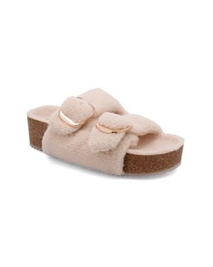 MIA Qianna Platform Slide Sandals - Pink