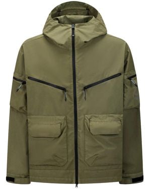 Murphy & Nye Sheet Boxy Fit Utility Hooded Jacket - Green