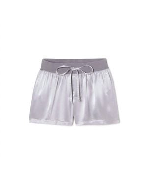PJ Harlow Mikel Satin Boxer Short - Blue
