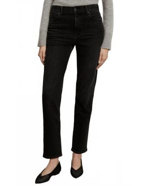 Veronica Beard Leah Straight Leg Jean - Black