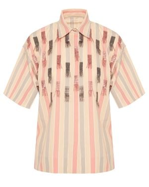 Beatrice B. Dance Fabric Shirt - Pink