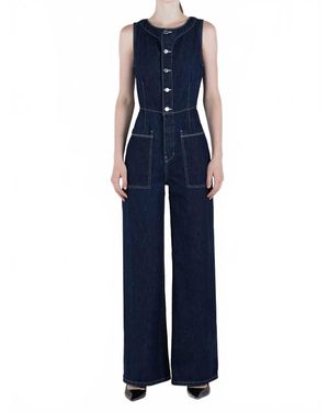 eTica Callahan Wide Leg Jumpsuit - Blue