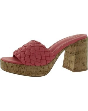 Shu Shop Gladys Slip On Open Toe Platform Sandals - Brown