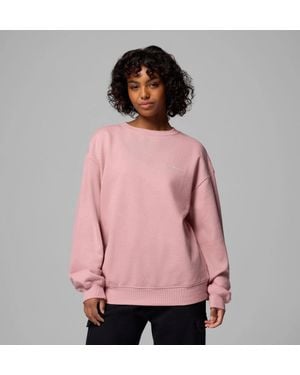 Columbia Aldermore Sweatshirt Eraser Long Sleeve Crew Neck Kfc627 - Pink