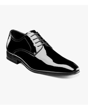 Florsheim Tux 14212-004 Patent Leather Plain Toe Oxford Shoe Zap102 - Black