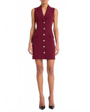 Amanda Uprichard Keanu Mini Dress - Red