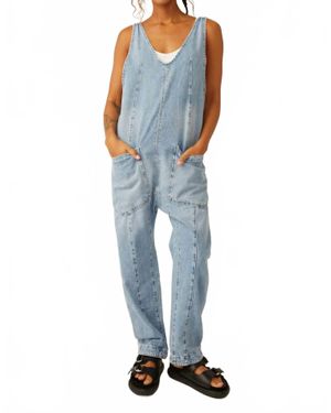 Free People High Roller Jumpsuit - Blue