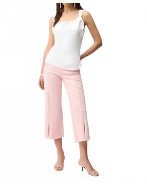 Joseph Ribkoff Embellished Front Seam Jeans - Pink
