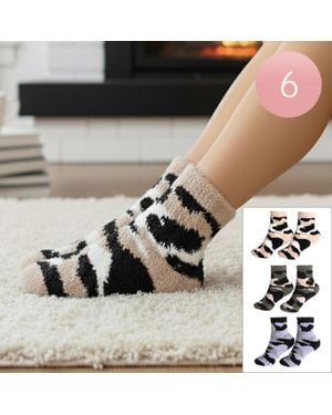 Fashnzfab 6Pairs - Black