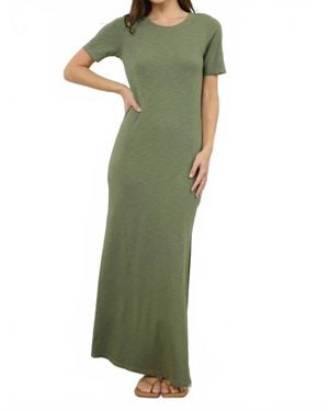 Lamade Damien Heavy Slub Dress - Green