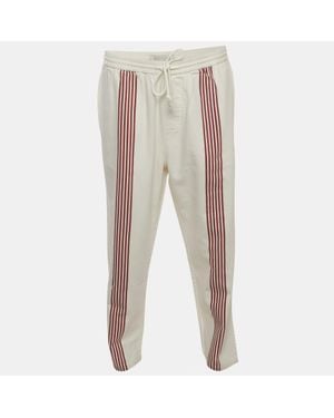 Kith Striped Cotton Barrow Pants - Natural