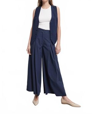 Ottod'Ame Pleats Pants - Blue