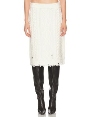 Jonathan Simkhai Brioni Knit Skirt - White