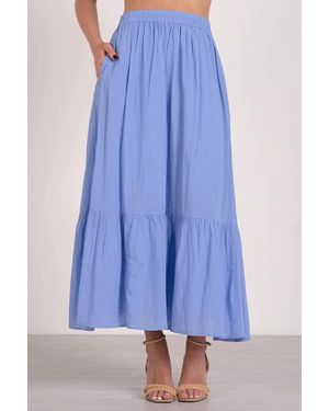 Elan Vira Maxi Skirt - Blue