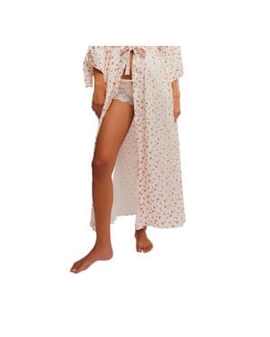Free People First Blush Robe - Brown