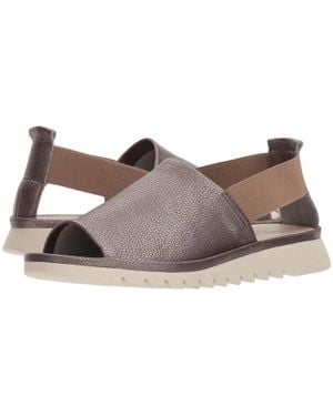 The Flexx Shore Line Sandal Leather Peep Toe Slingback Htat1105 - Brown