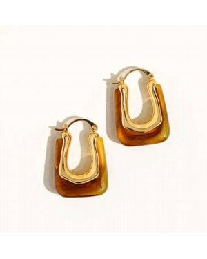 Flanerie by MAIQ Talia Boho Hoop Earrings - Metallic