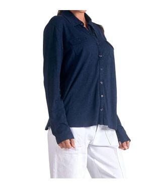 knee length dresses for ladies Bamboo Long Sleeve Dress Shirt 2.0 - White main image 1