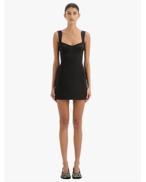 SIR. Alizee Structured Mini Dress - Black